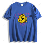 Japanese Letter Cat Loop Classic Cotton T-shirt