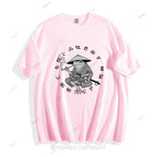 Japanese Frog Samurai Smoking Classic Cotton T-shirt