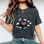 Unisex Learn Kumamon Printed Washed Tee