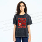 Unisex Tokyo Japan Printed Washed Tee