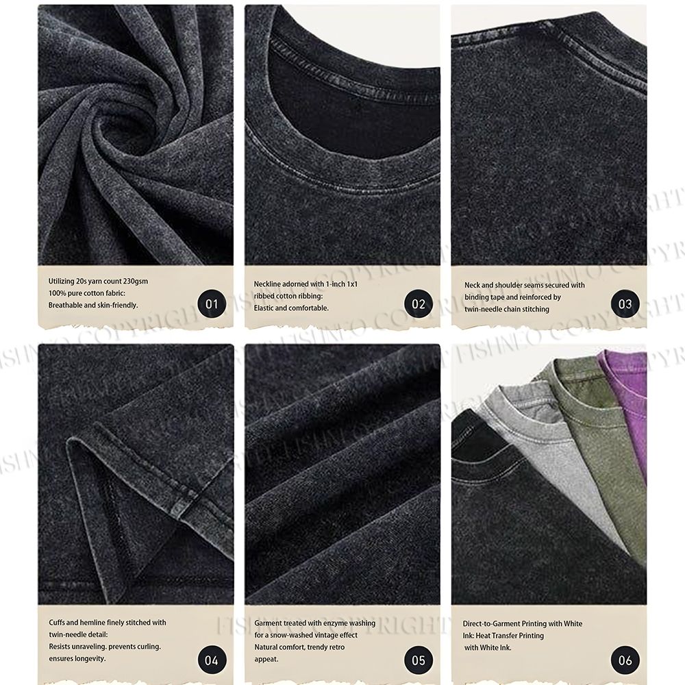 Unisex Vintage Wildlife Timeless Tiger Printed Washed Tee