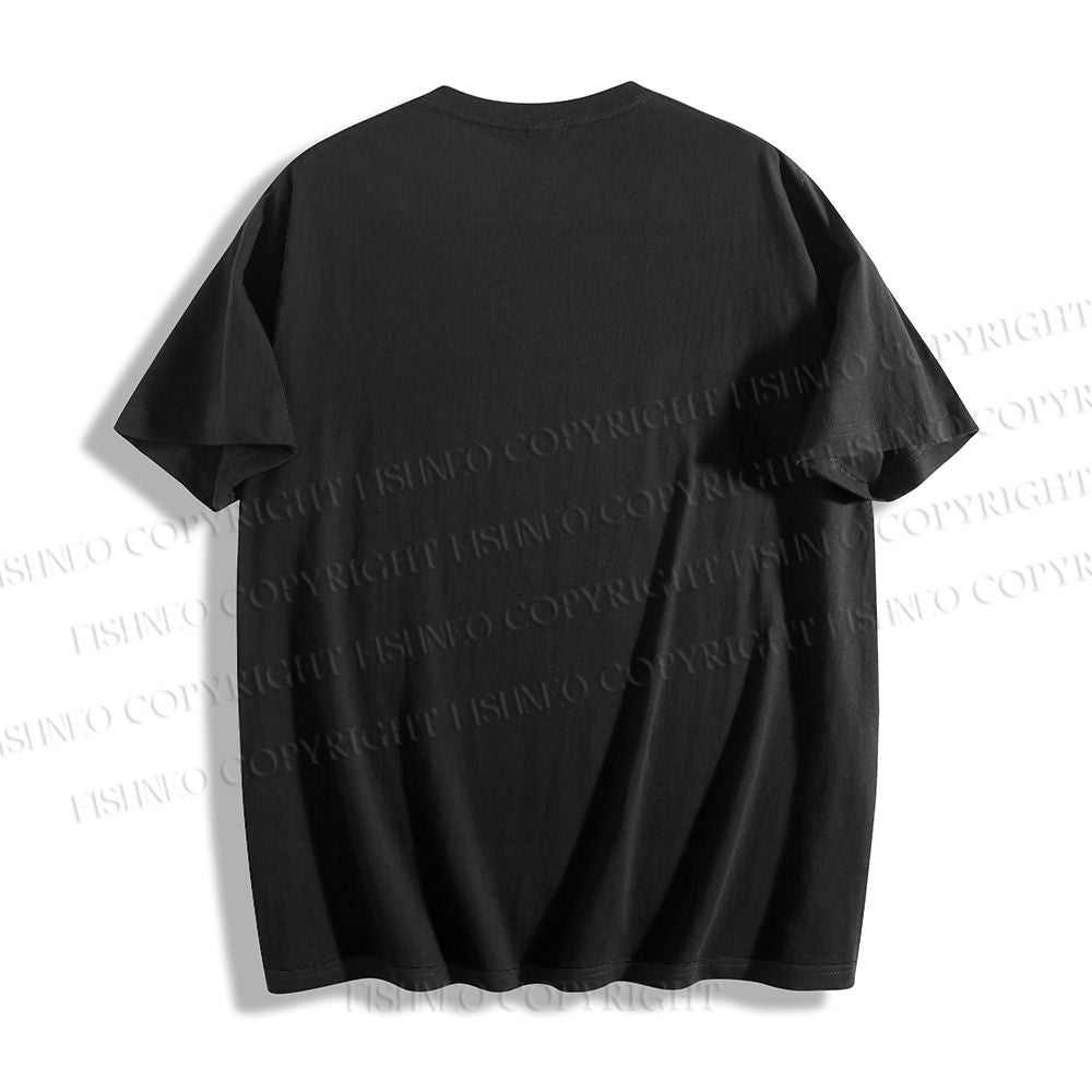Unisex Japanese Cat Having Noodle Classic Cotton T-shirt