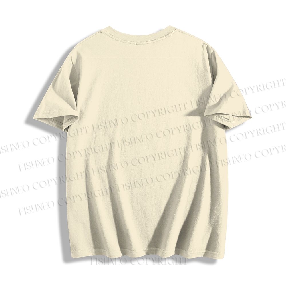 Unisex Cattle Graffiti Classic Cotton T-shirt
