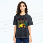 Unisex Charizard Printed Washed Tee