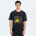 Unisex Charizard Printed Washed Tee
