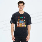 Unisex Smile Day Printed Washed Tee