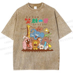 Unisex Smile Day Printed Washed Tee