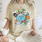 Unisex Friendly Day Printed Washed Tee