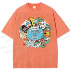 Unisex Friendly Day Printed Washed Tee