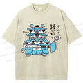 Unisex City Day Printed Washed Tee