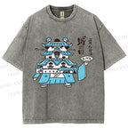 Unisex City Day Printed Washed Tee