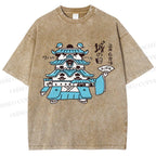 Unisex City Day Printed Washed Tee