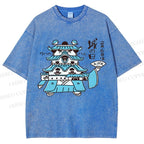 Unisex City Day Printed Washed Tee