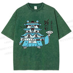 Unisex City Day Printed Washed Tee
