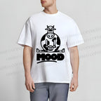 Unisex Cattle Graffiti Classic Cotton T-shirt