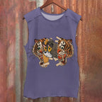 Vintage Tiger Cat Washed Tank Top
