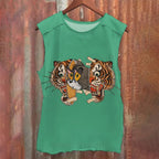 Vintage Tiger Cat Washed Tank Top