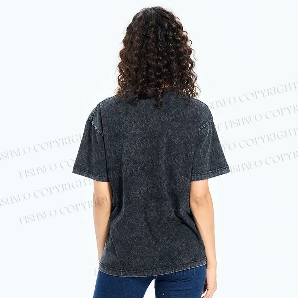 Unisex World of Macaques Printed Washed Tee