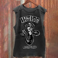 Vintage Skull Mermaid Washed Tank Top