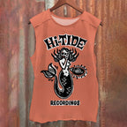 Vintage Skull Mermaid Washed Tank Top