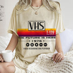 VHS Vintage Wash Japanese Design T-Shirt
