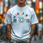 Unisex Harajuku Printed Classic Cotton T-shirt