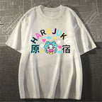 Unisex Harajuku Printed Classic Cotton T-shirt
