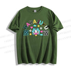 Unisex Harajuku Printed Classic Cotton T-shirt