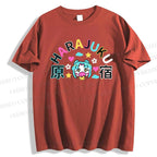 Unisex Harajuku Printed Classic Cotton T-shirt