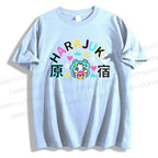 Unisex Harajuku Printed Classic Cotton T-shirt