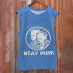 Vintage Punk Graffiti Washed Tank Top