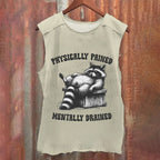 Vintage Raccoon Washed Tank Top