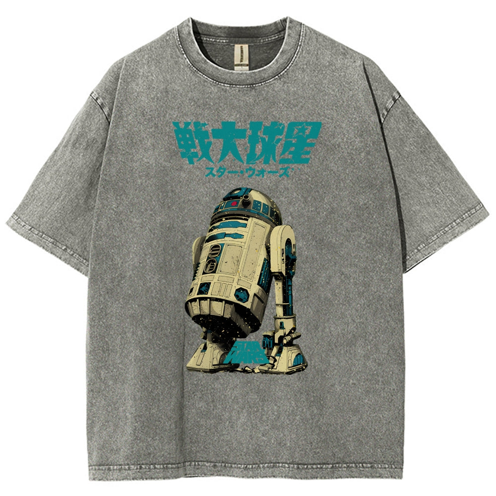 Star Wars Vintage Wash Japanese Design T-Shirt