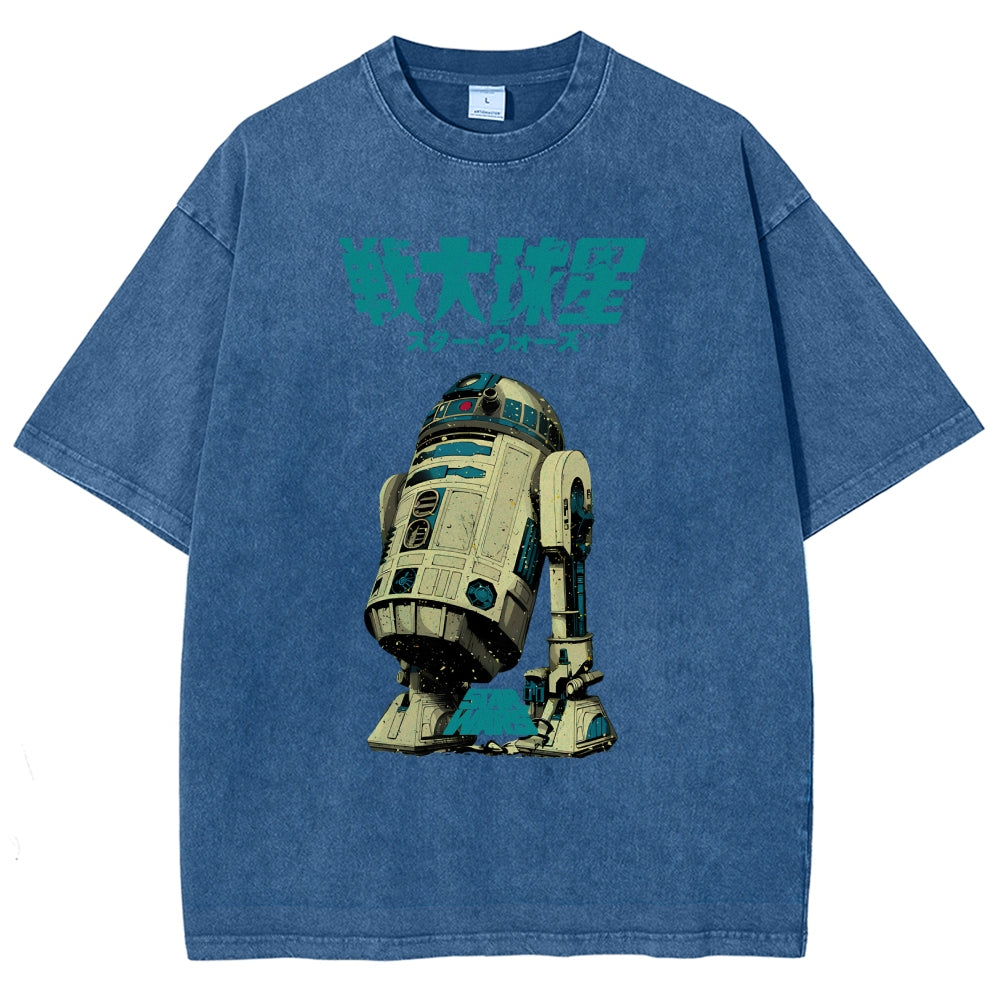 Star Wars Vintage Wash Japanese Design T-Shirt