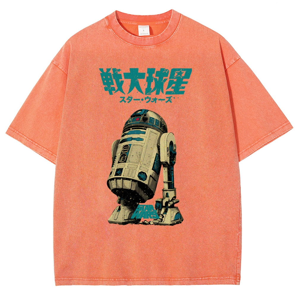 Star Wars Vintage Wash Japanese Design T-Shirt