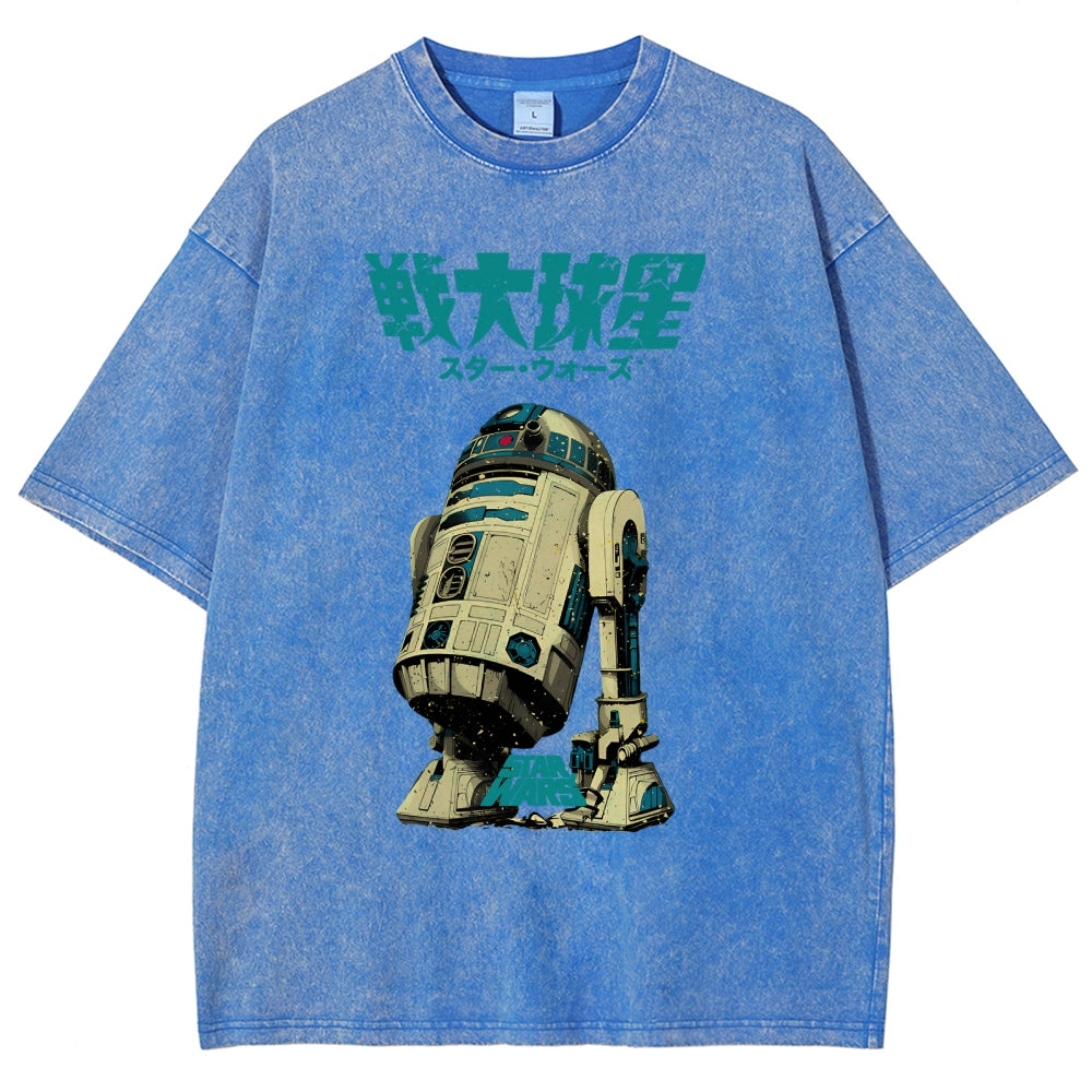 Star Wars Vintage Wash Japanese Design T-Shirt