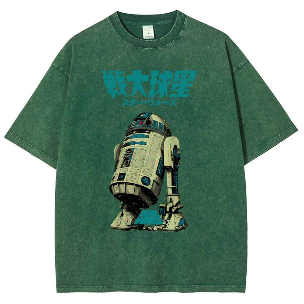 Star Wars Vintage Wash Japanese Design T-Shirt