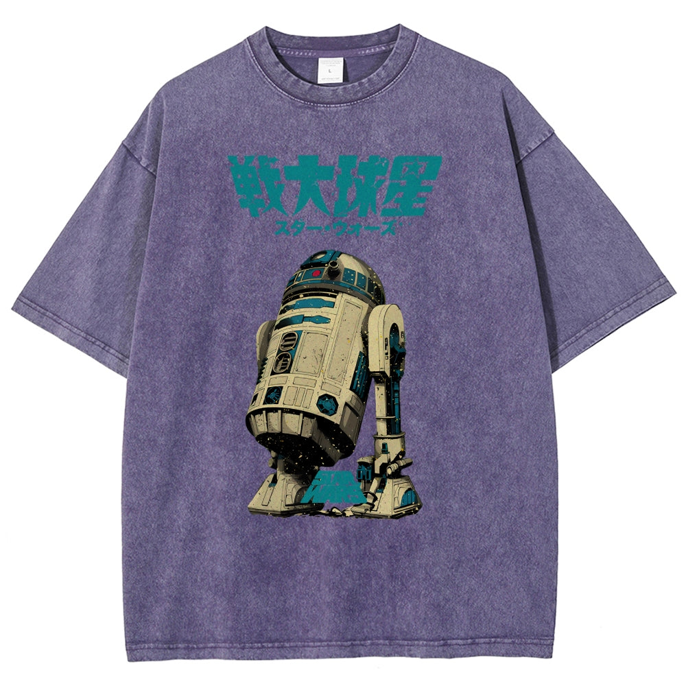 Star Wars Vintage Wash Japanese Design T-Shirt