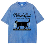 Black Cat Japan Washed T-Shirt