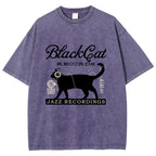 Black Cat Japan Washed T-Shirt
