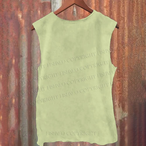 Casual Cartoon Monster Printed Tank Top