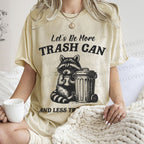 Unisex Vintage Raccoon Printed Washed Tee