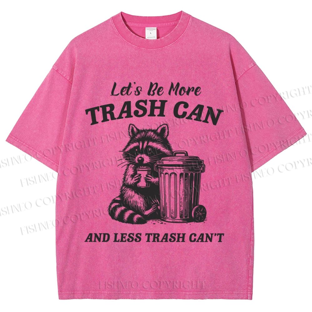Unisex Vintage Raccoon Printed Washed Tee