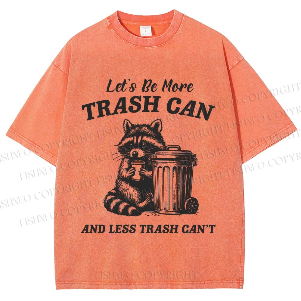Unisex Vintage Raccoon Printed Washed Tee