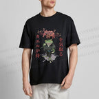 Unisex Japanese Frog Samurai Classic Cotton T-shirt