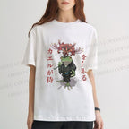 Unisex Japanese Frog Samurai Classic Cotton T-shirt