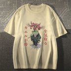 Unisex Japanese Frog Samurai Classic Cotton T-shirt