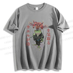 Unisex Japanese Frog Samurai Classic Cotton T-shirt