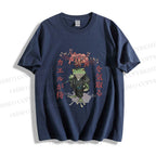 Unisex Japanese Frog Samurai Classic Cotton T-shirt