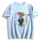 Unisex Japanese Frog Samurai Classic Cotton T-shirt